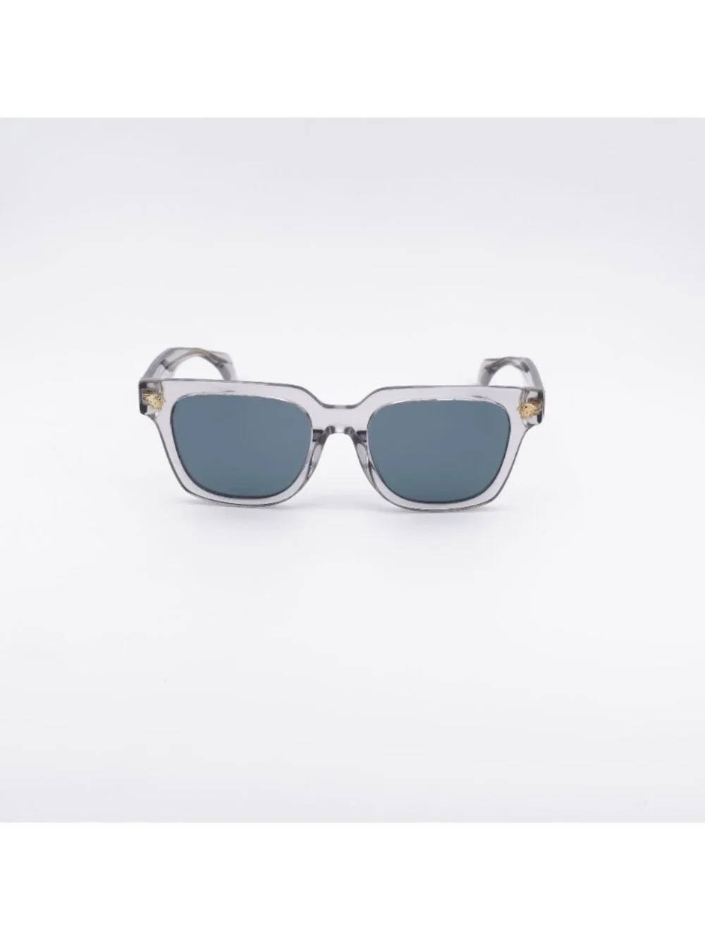 Versace VE4510U 530580 Sunglasses Grey Square Frame, Blue Lenses